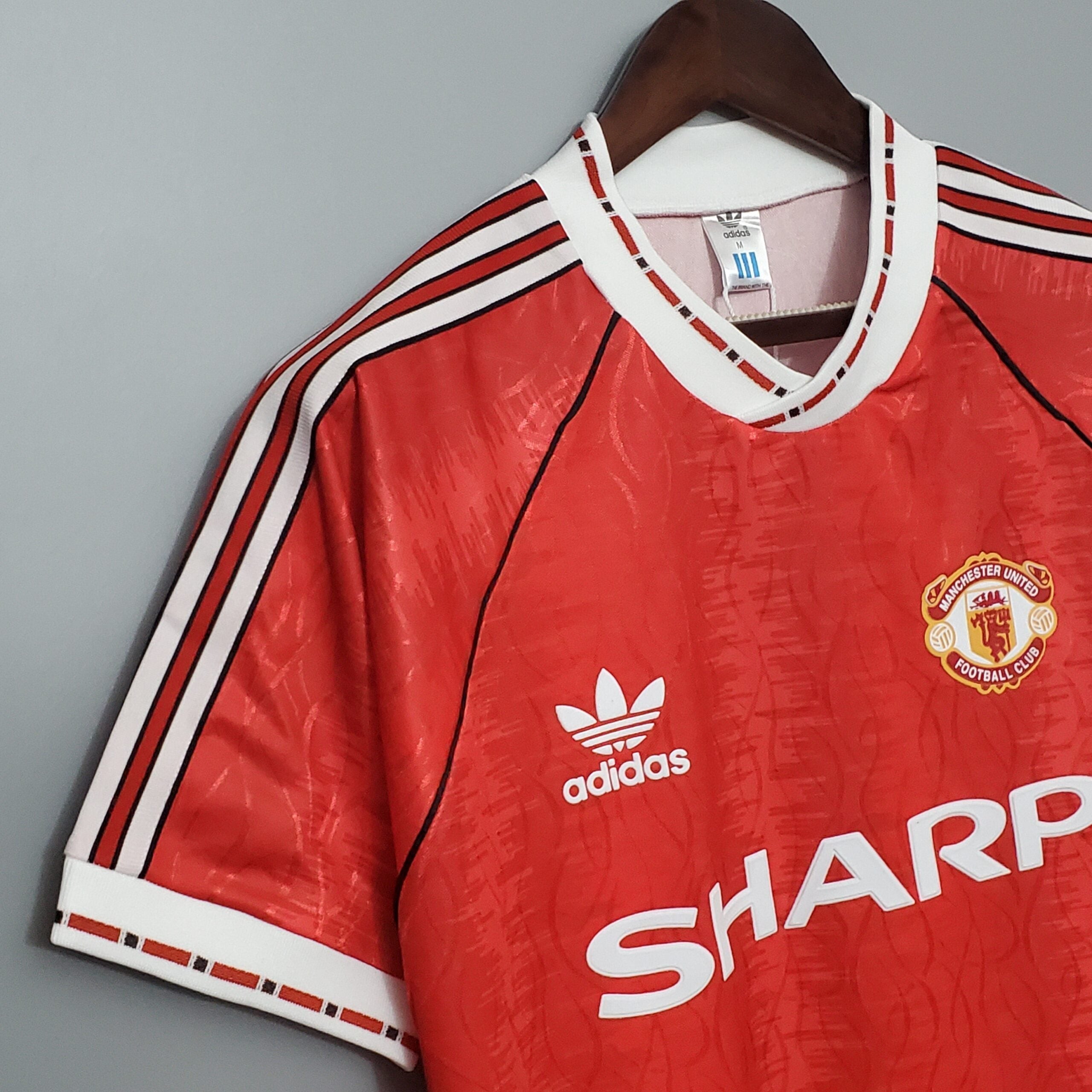 Manchester United Maillot Rétro 90/92