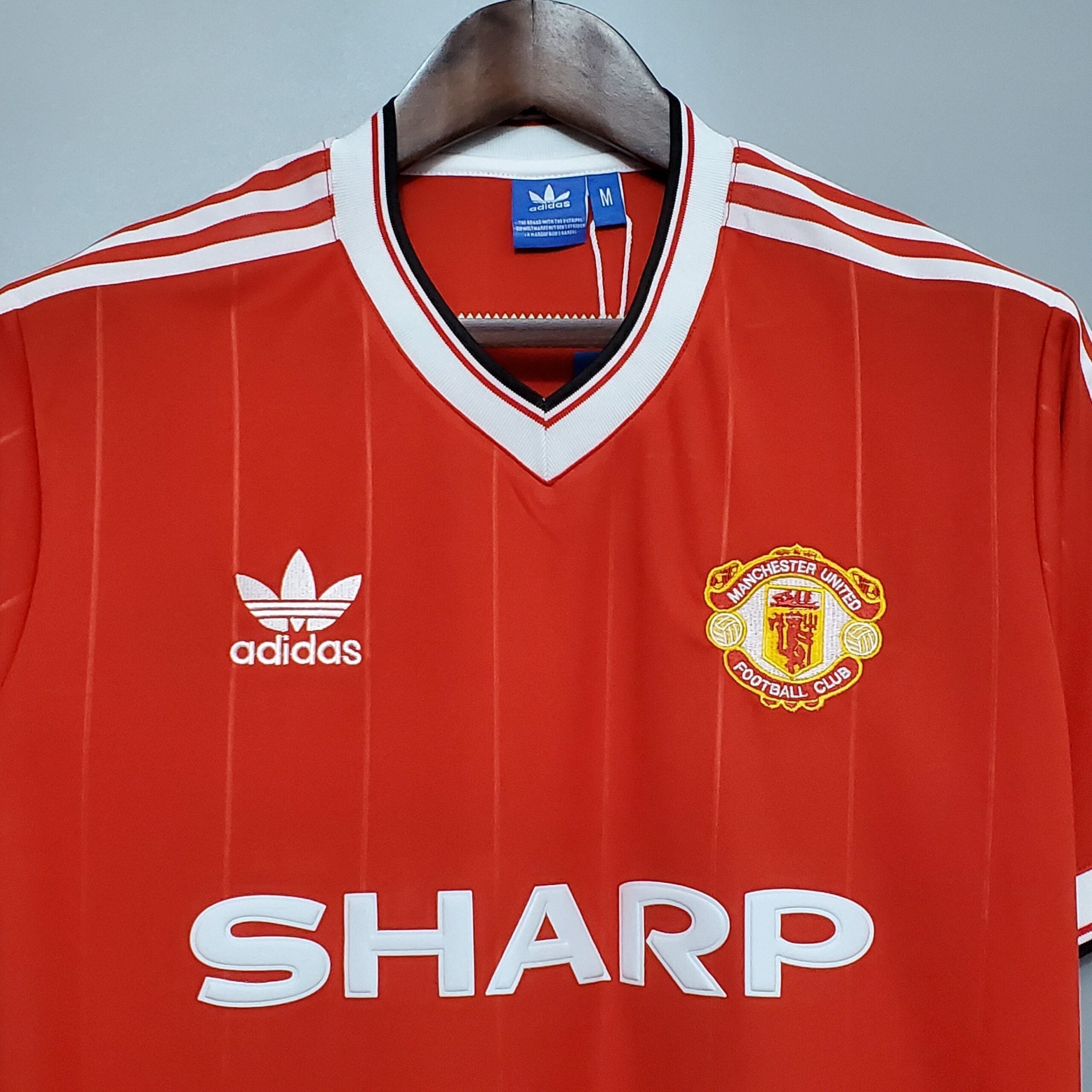 Manchester United Maillot Rétro 83/84