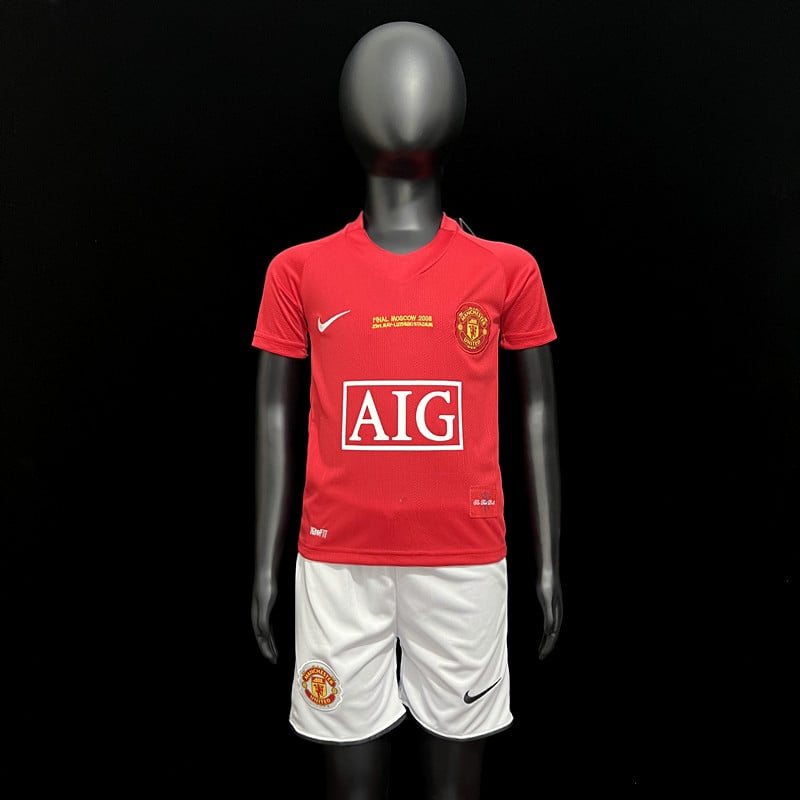 Manchester United Maillot Rétro 07/08 - Enfant