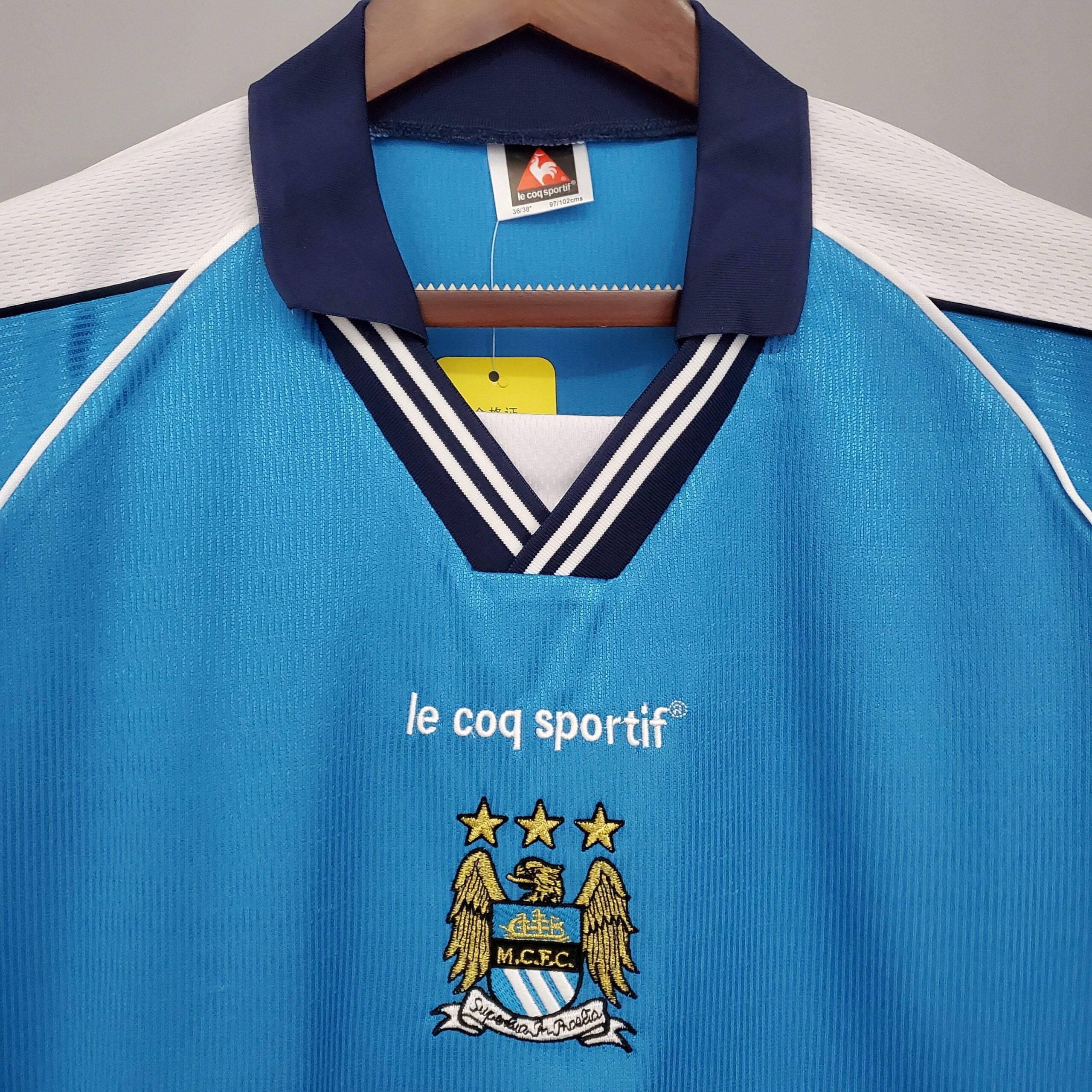 Manchester City Maillot Rétro 99/01