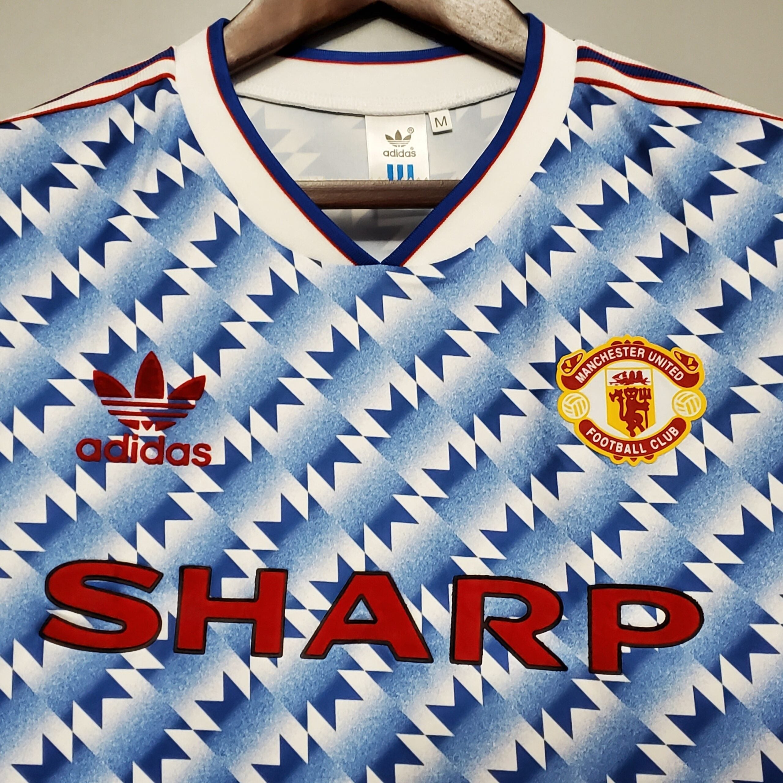 Manchester United Maillot Rétro 90/92