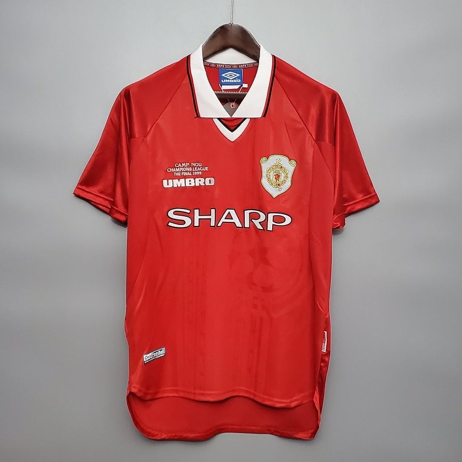 Manchester United Maillot Rétro 1999